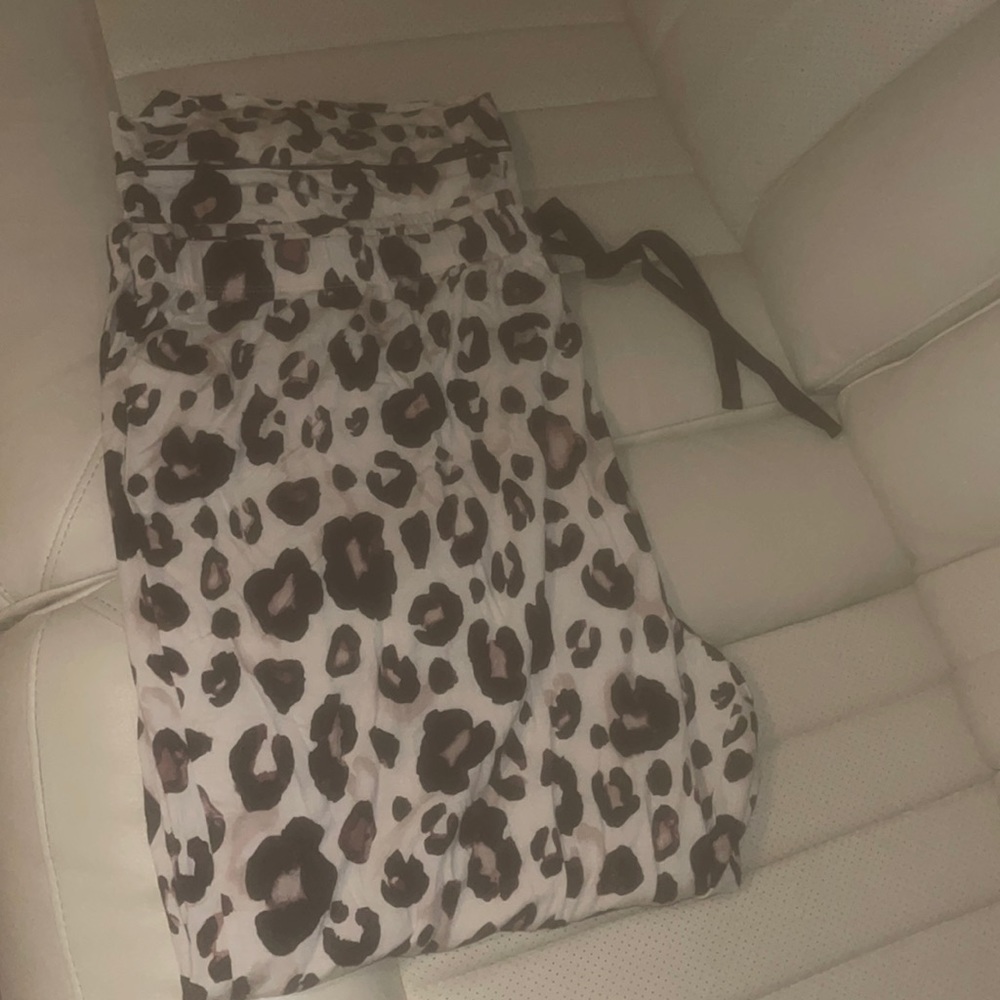 Animal print PJ pants NWT